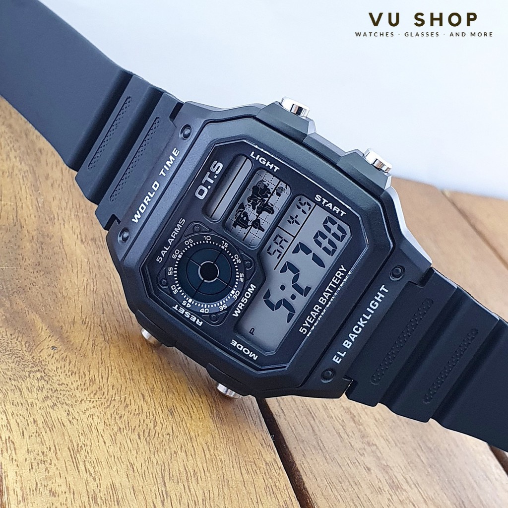 Đồng hồ nam O.T.S 7039G - Đa chức năng