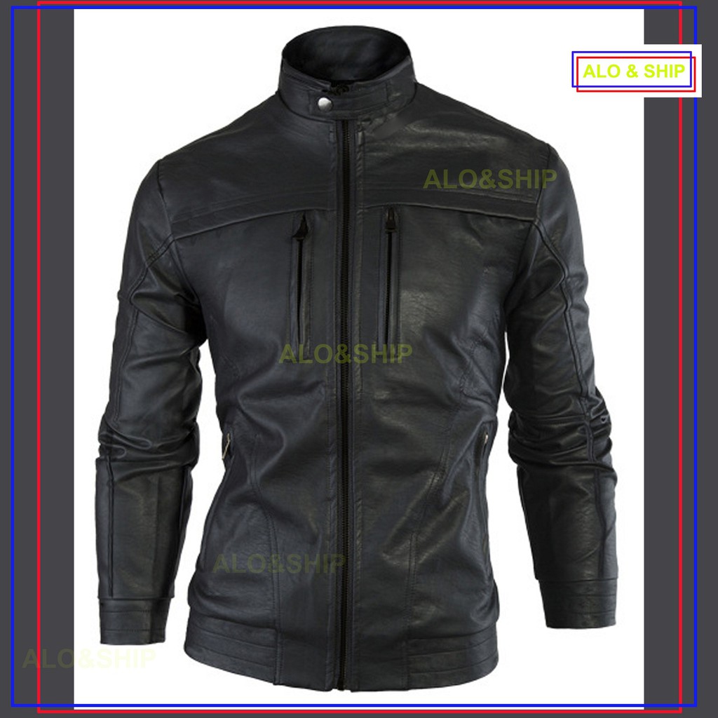 Áo Khoác Da Lót Lông Nam Thời Trang Cao Cấp Pious AD022K + Tặng Kèm Kính | BigBuy360 - bigbuy360.vn