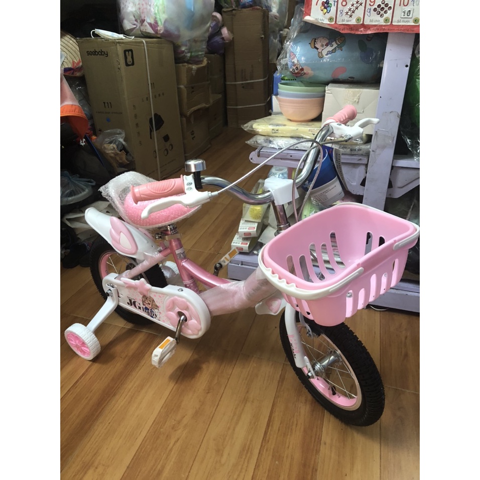 Xe Đạp Trẻ Em Công Chúa Nhỏ JGBABY Không Gác Size 12'' , 14'' , 16'' , 18'' Inches ( Hàng Gửi Nguyên Hộp Chưa Lắp Giáp )