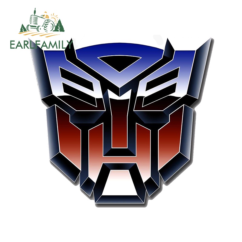 Sticker Dán Trang Trí Kính Chắn Gió Xe Hơi / Xe Máy transformers 13 x11.5 cm