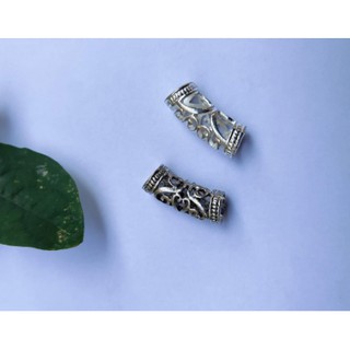 Combo 10 cườm đính tóc dreadlock mã bạc
