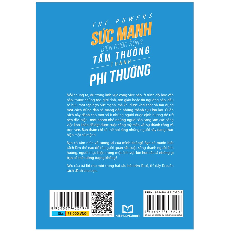 Sách: Sức Mạnh Biến Cuộc Sống Bình Thường Thành Phi Thường