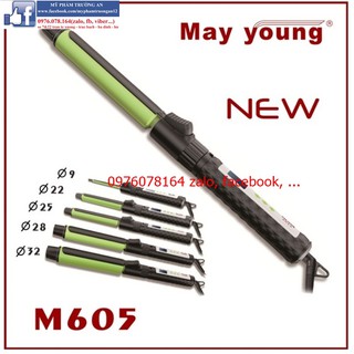 Gậy Uốn Xoăn Giả Máy Uốn Tóc Cao Cấp May Young M605 mẫu mới