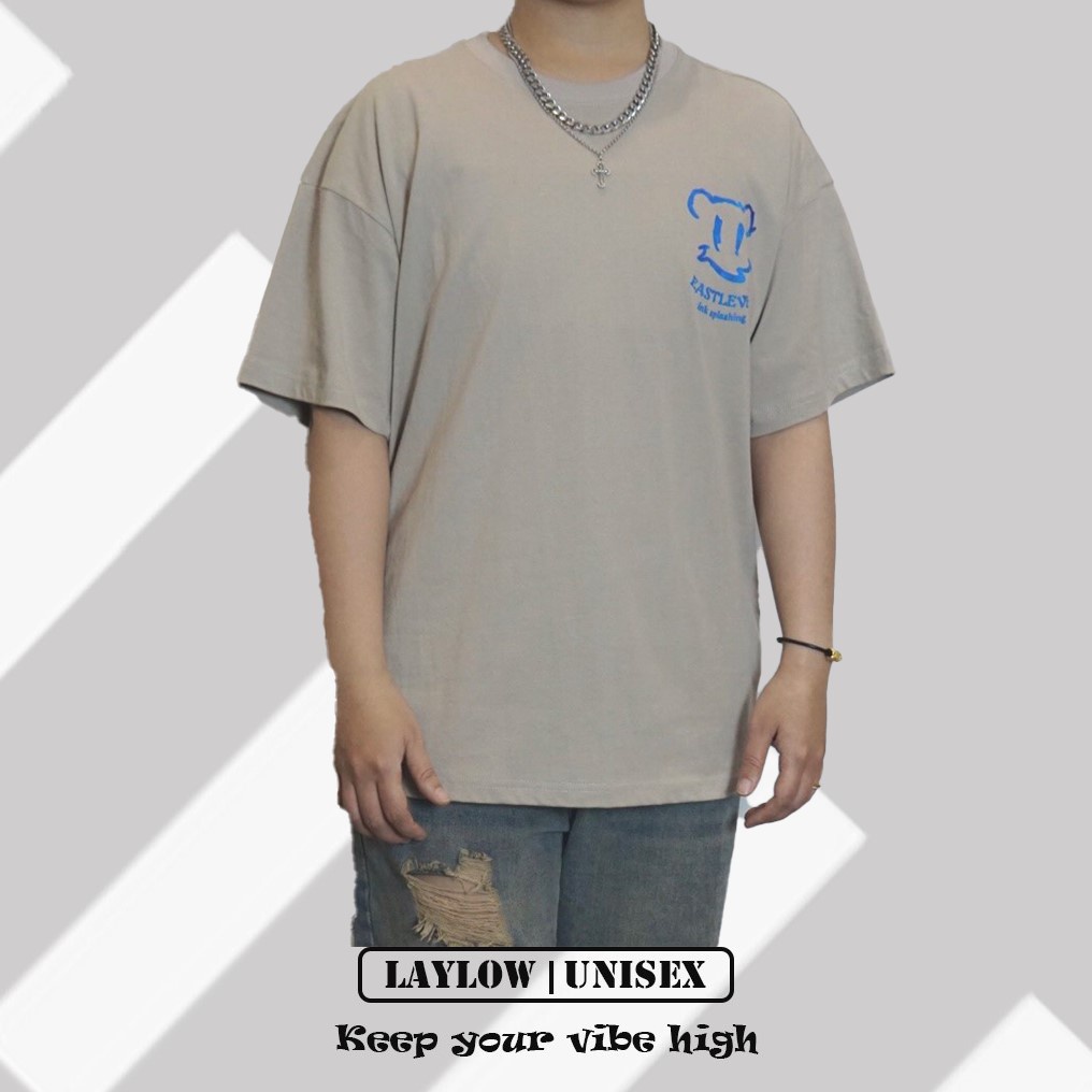 Áo Thun Nam Nữ 100 Cotton Tee Phom Rộng Chữ X Thời Trang Đường Phố Cao Cấp LAYLOW Unisex