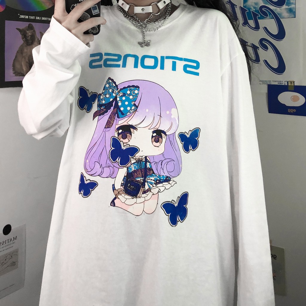 Áo thun tay dài form rộng NEKO.SG, Áo thun Streetwear SWT02