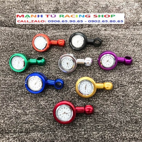 ĐỒNG HỒ XEM GIỜ GẮN GƯƠNG TRANG TRÍ XE MÁY