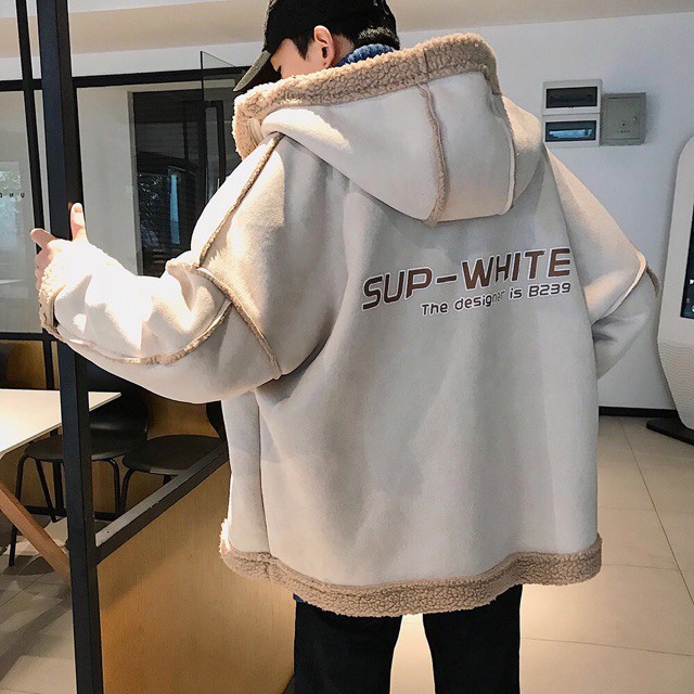 _Áo khoác lót lông siêu ấm .