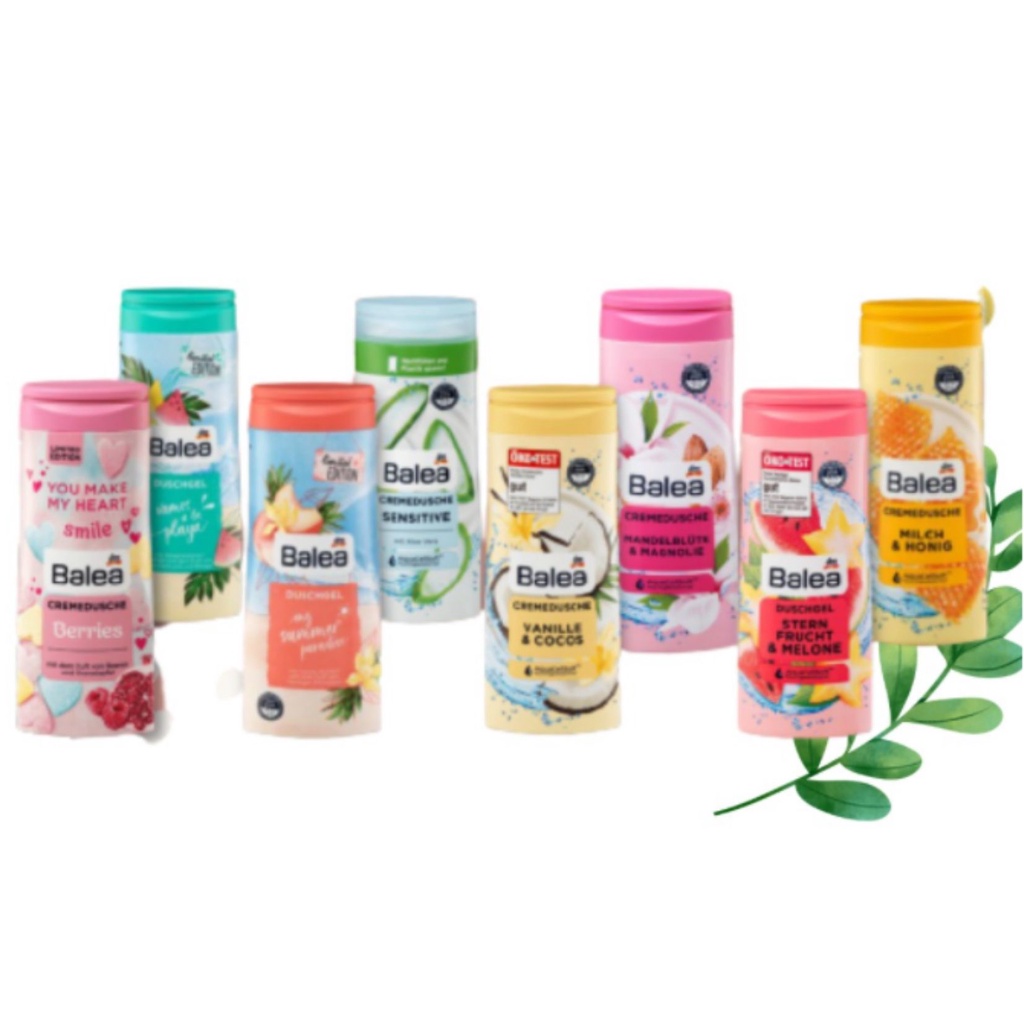 Sữa tắm trắng da Balea Đức 300ml cấp ẩm, da sáng, căng mịn, hương thơm lâu - Shop Viloet