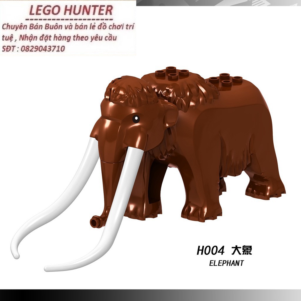 Minifigures Animal động vật : Voi ma mút thời tiền sử