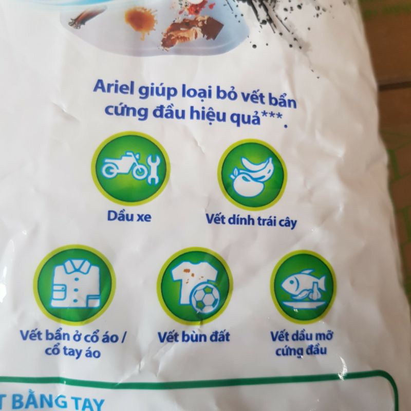 BỘT GIẶT ARIEL TÚI 5KG/5.2KG
