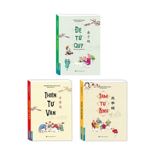 Sách - combo thiên tự văn + tam tự kinh + đệ tử quy