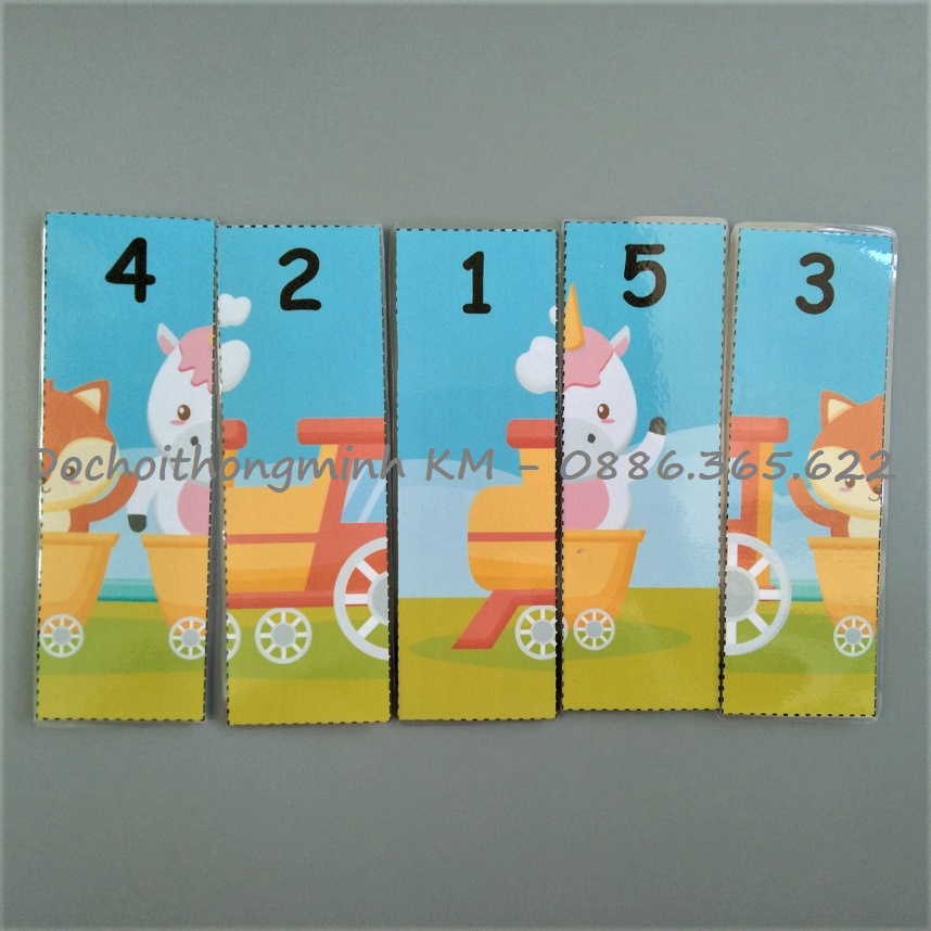 HỌC LIỆU - Matching hình bóng ghép hình tương ứng 1-5, 1-10