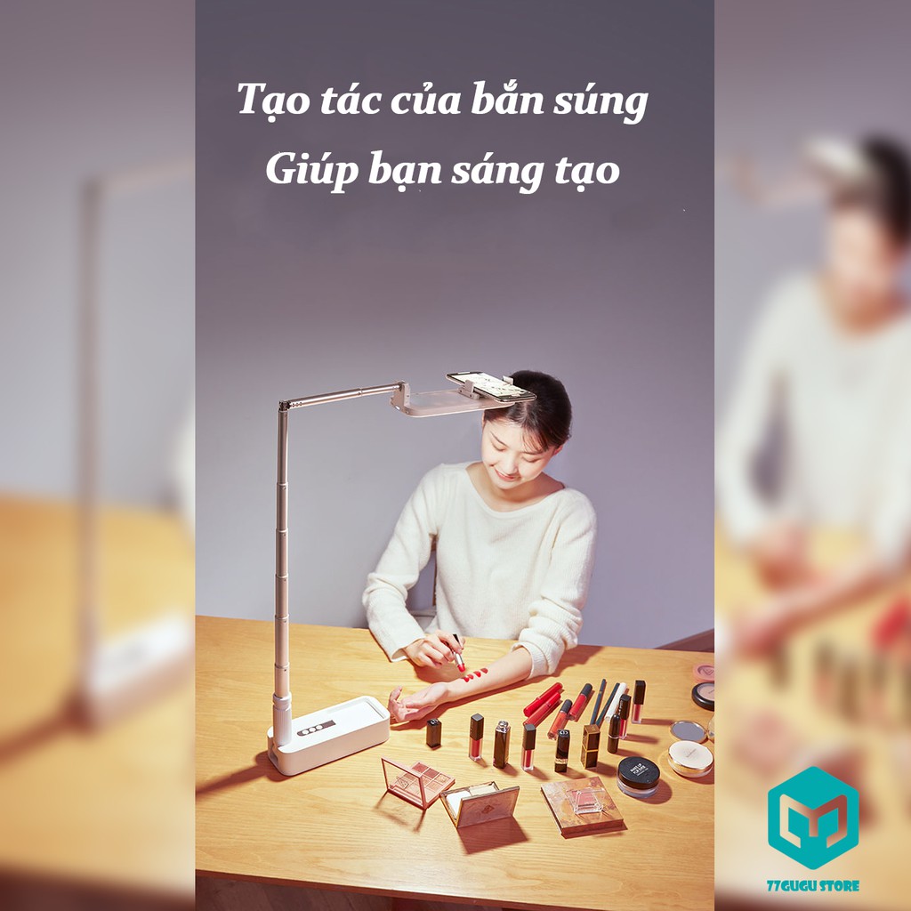 Đèn Livestream cao cấp,giá đỡ điện thoại để bàn,CHỤP HÌNH MAKE UP LIVE STREAM