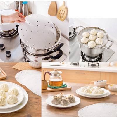 giấy nến đục lỗ ADERO (SET 100 TỜ) cho nồi chiên không dầu - dụng cụ lót nướng làm bánh AD2