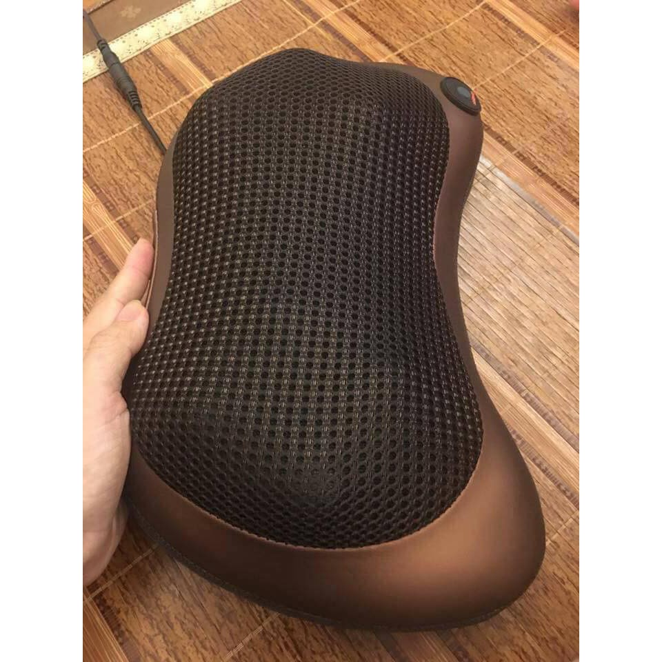 Gối massage hồng ngoại 6 bi
