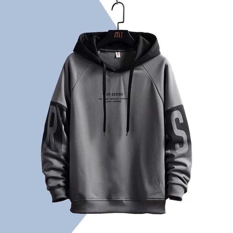 Áo hoodie nam dài tay dáng rộng phong cách Hàn Quốc trẻ trung cá tính
