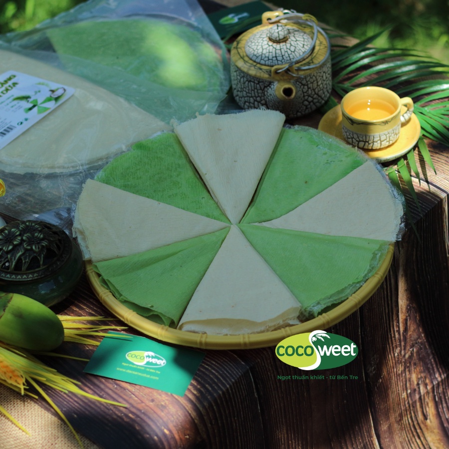 Bánh tráng sữa Cocosweet - Đặc sản Bến Tre - ăn liền, thơm, mềm dẽo, không dính răng