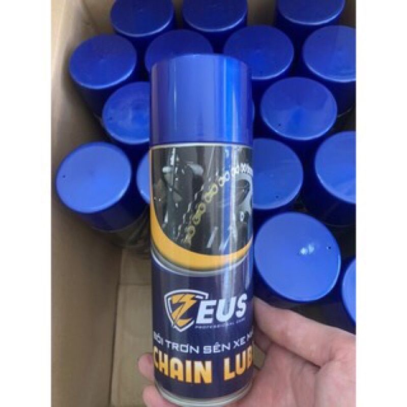 Chai xịt rửa và dưỡng sên dưỡng lốp đa năng ZEUS