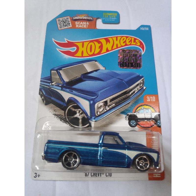 Hot Wheels Mô Hình Đồ Chơi Xe Tải Fs 2016 67 Chevy C10 Zamac