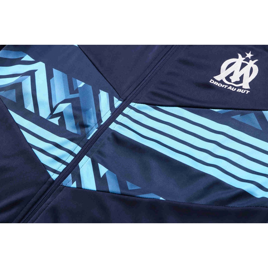Áo Khoác Luyện Tập Đá Bóng In Tên Marseille Thời Trang Cho Nam Size 22-23