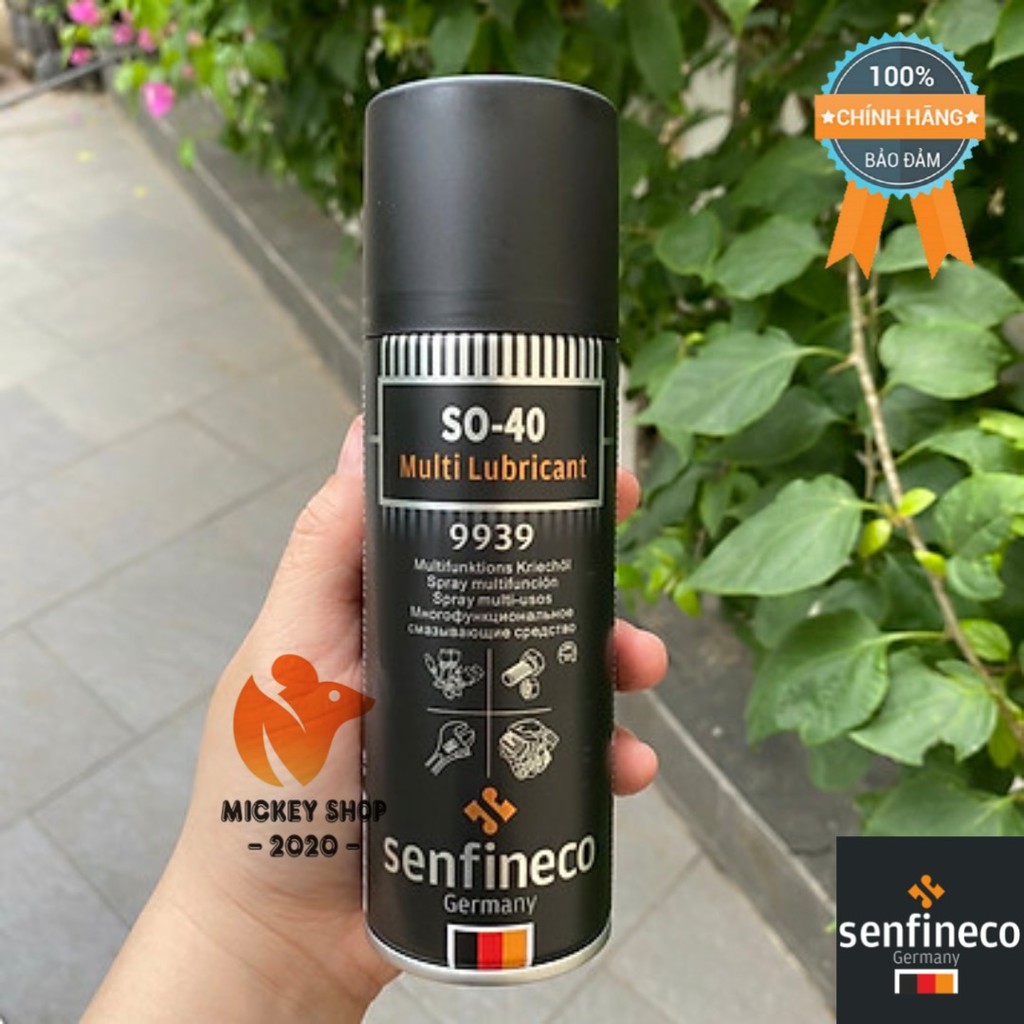 Bôi Trơn, Làm Sạch và Bảo Vệ Bề Mặt Chi Tiết Senfineco 9939 - 200ML SO-40 Multi Lubricant -CHÍNH HÃNG