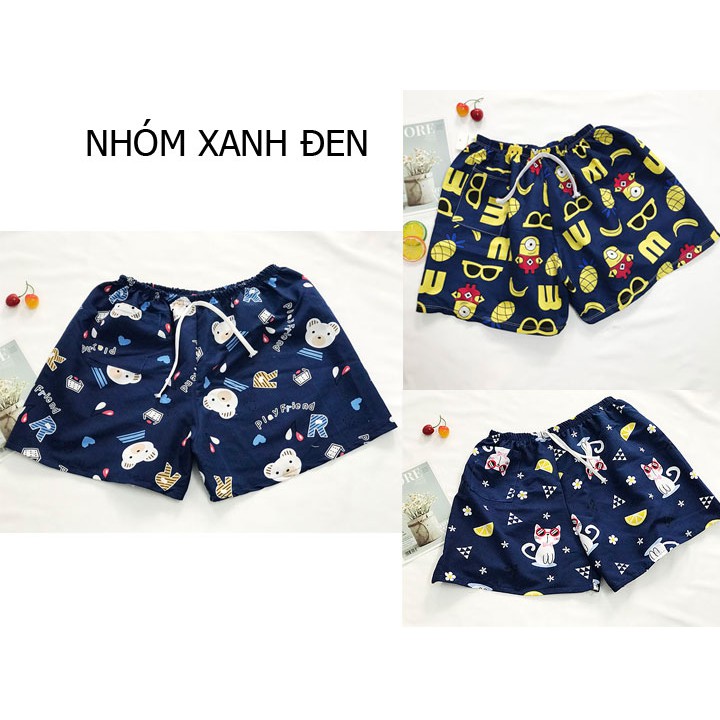 Quần đùi nữ từ 50-60kg vải kate - Quần sọt nữ - QU11