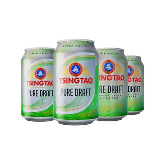 Lốc 6 lon Bia Tsingtao Pure Draft 330ml - Nhập Khẩu 100 % & Chính Hãng