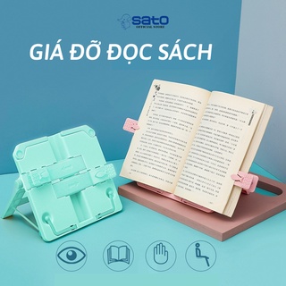 Giá đỡ đọc sách để bàn, Kệ kẹp đọc sách thông minh trang trí bàn học