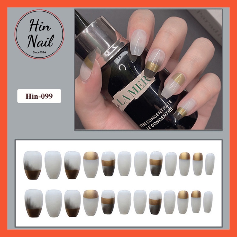 móng tay giả nhọn dài kèm keo nailbox cao cấp móng giả by Hinnail