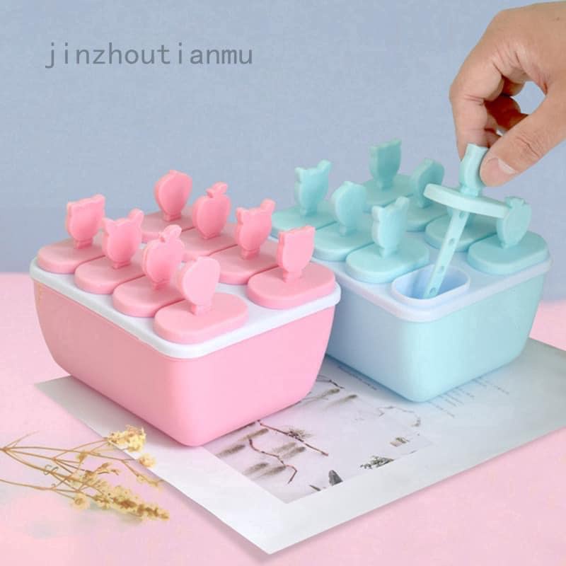 KHUÔN KEM, KHAY LÀM KÈM 8 QUE TIỆN DỤNG