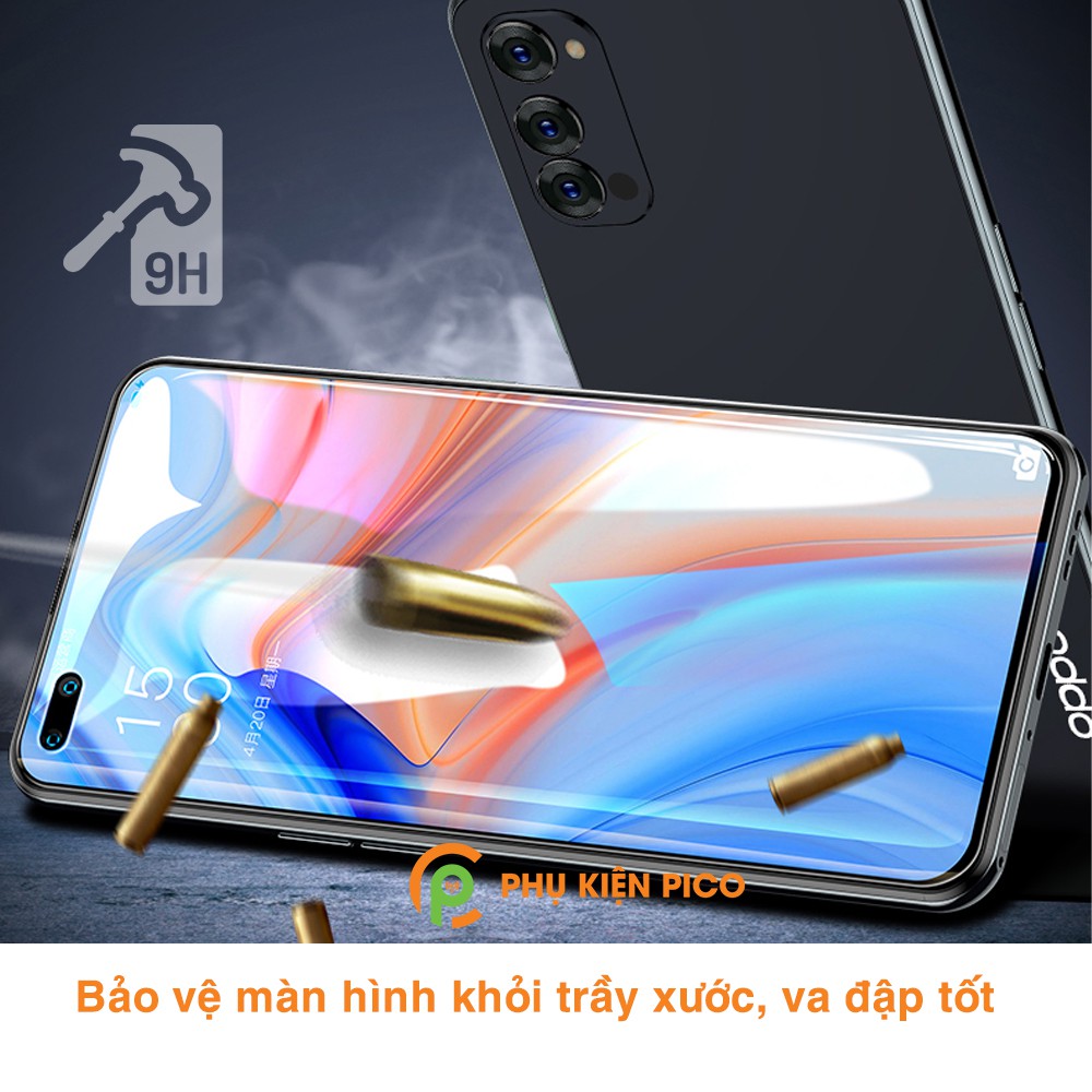 Kính cường lực Reno 4 / Reno 5 full màn hình chính hãng Gor - Dán màn hình Oppo Reno 4