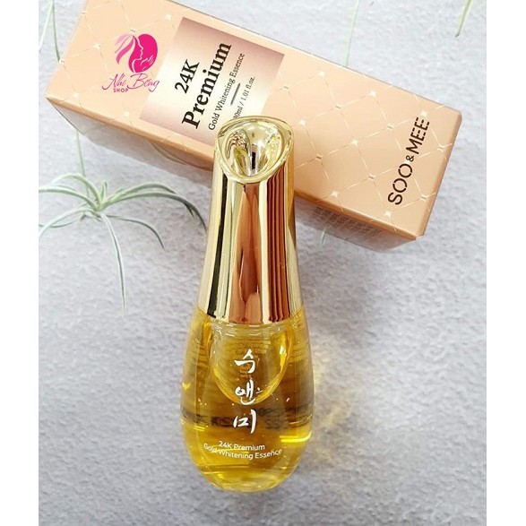 serum 24k premium gold whitening essence