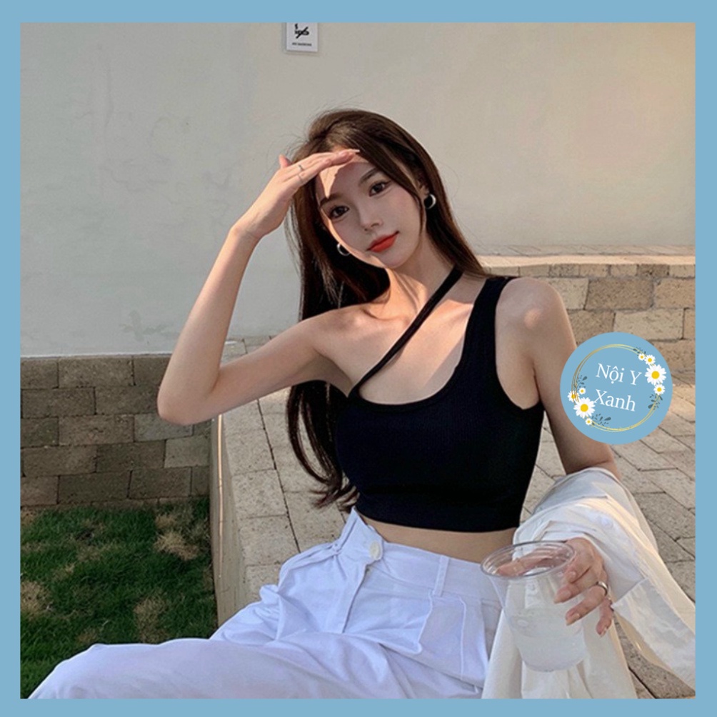 Áo Bra Nữ Dây Vai Chéo Gân Tăm Có Mút Ngực Phong cách Trẻ Trung Hiện Đại 9030 chất đẹp, thoáng hút mồ hôi
