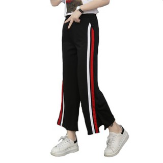 FREESHIP ĐƠN 99K_ Quần ống rộng xẻ tà phong cách thể thao size M-2XL