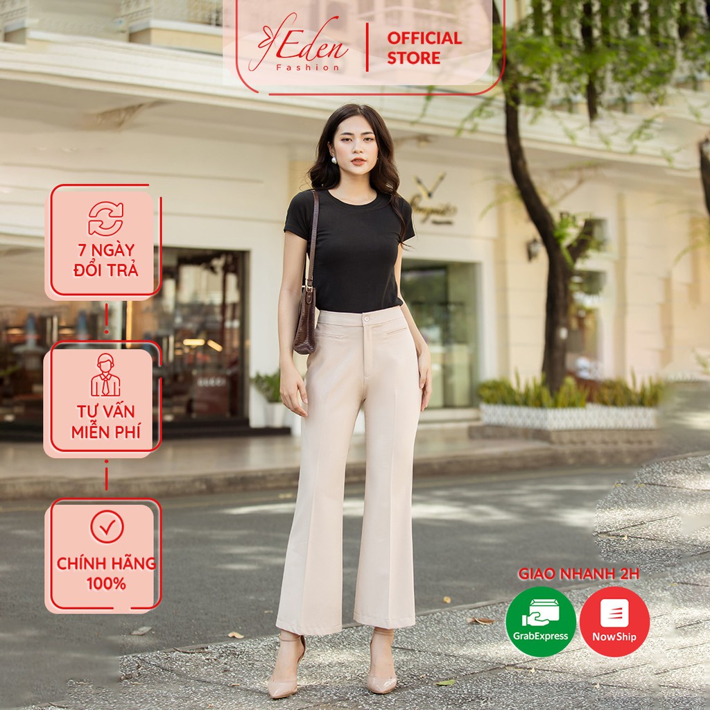 [Mã BMBAU50 giảm 50K đơn 150K] Quần tây ống loe công sở nữ thời trang Eden - Q011