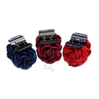 Kẹp càng cua, cặp càng cua hoa lụa handmade