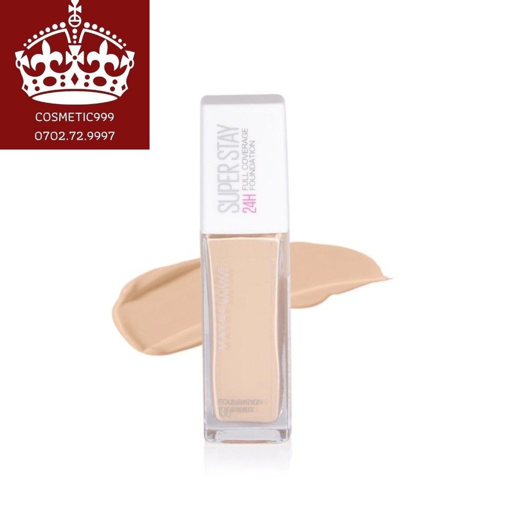 Kem nền maybeline, foundation che khuyết điểm cho da dầu mụn chính hãng kiềm dầu Cosmetic999