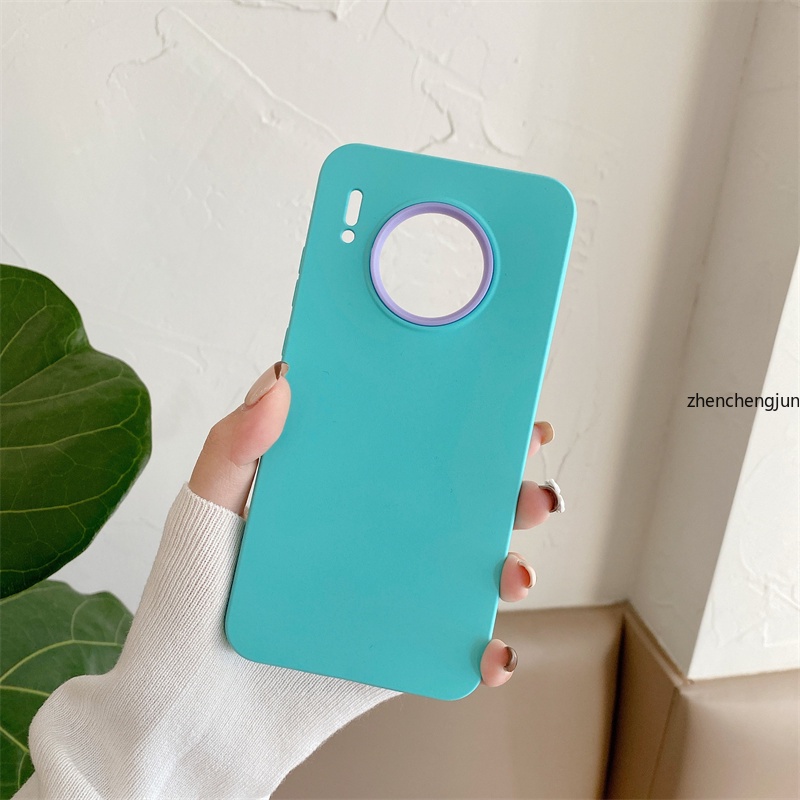 Ốp Điện Thoại Màu Trơn 3 Trong 1 Cho iPhone 13 12 mini 11 Pro Max 6 7 8 plus X