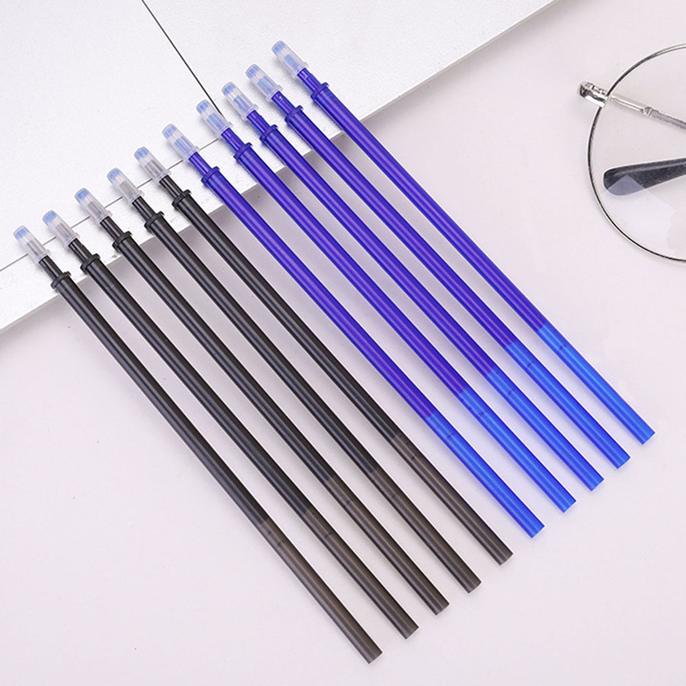 Combo 20 Ruột Bút Gel Xóa Được 13cm 0.5mm Màu Xanh Dương / Đen