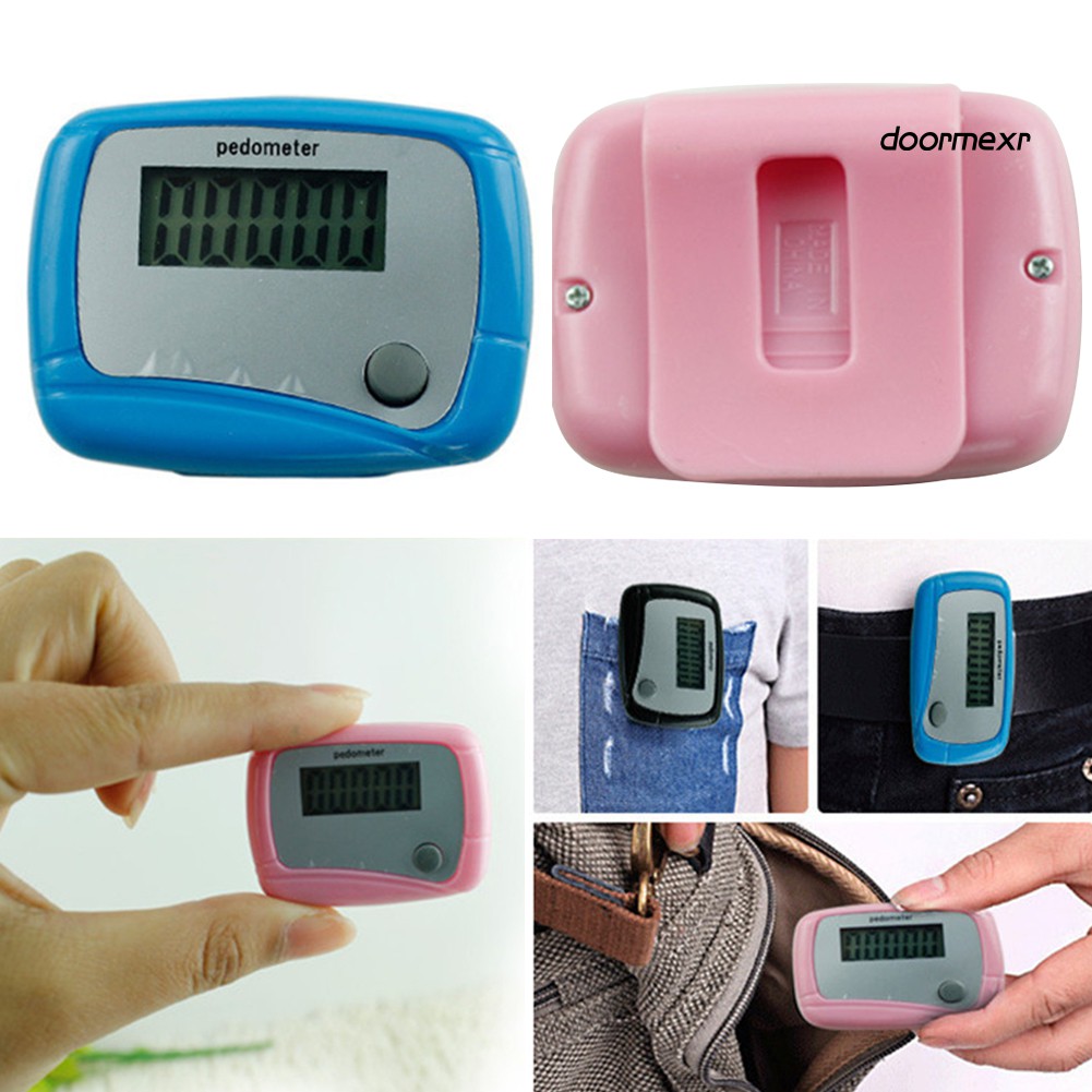 Máy Đếm Bước Chạy Bộ Mini Dootyj Màn Hình Lcd