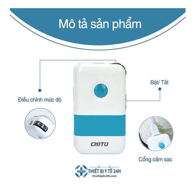 Máy Trợ Thính; Tai Nghe Trợ Thính Cho Người Điếc Nặng Chitu-CT27