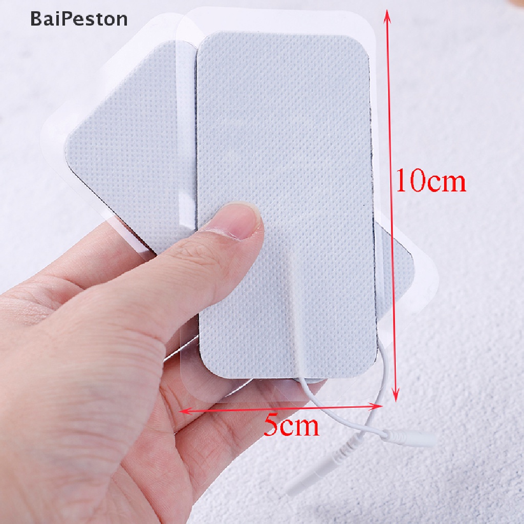 Bộ 2 Miếng Dán Điện Từ 5 * 10cm Chuyên Dụng Cho Mát Xa ♨Hot