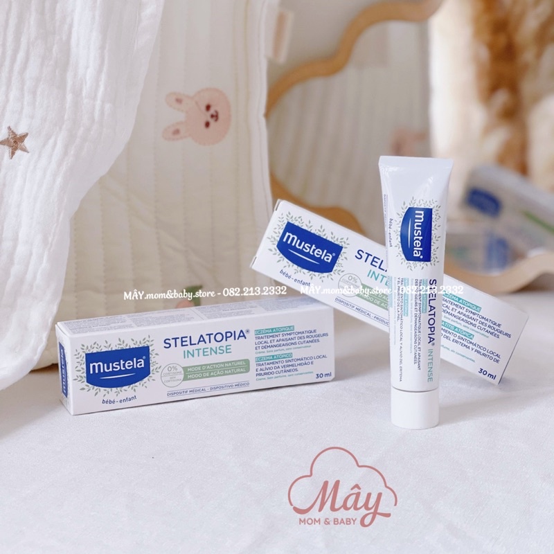 Kem làm dịu và phục hồi chuyên biệt cho bé viêm da cơ địa Mustela Stelatopia Intense