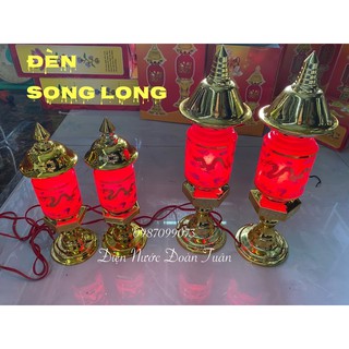 Đèn Thờ Song Long (Một cặp)
