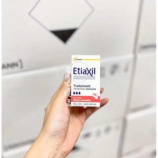 Lăn khử mùi Etiaxil Aisselles Normales 15ml màu đỏ cho da thường
