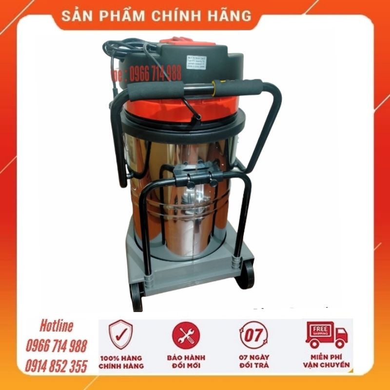 Máy Hút Bụi Công Nghiệp Camry Dung Tích 70 Lít Công Suất Lớn 3000w Hút Khô Và Ướt Hút Bụi Mịn