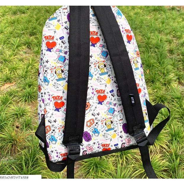 Balo Thời Trang BTS BT21 (Tặng Kèm 1 Phần Quà Khi Mua Balo)