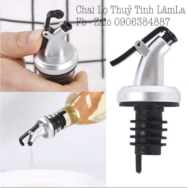 Chai Thuỷ Tinh Kèm Vòi Rót Dầu 500ml | Sử Dụng Rót Dầu , Nước Mắm , Gia Vị ,Tiện Lợi Dễ Sử Dụng