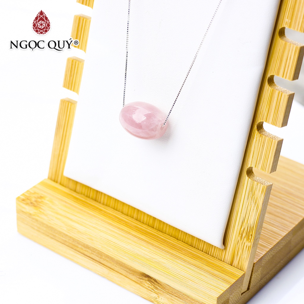 Dây chuyền bạc lu thống TA hồng - Ngọc Quý
