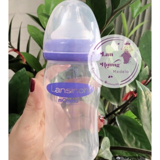 Bình sữa Lansinoh Momma 240ml núm ty siêu mềm